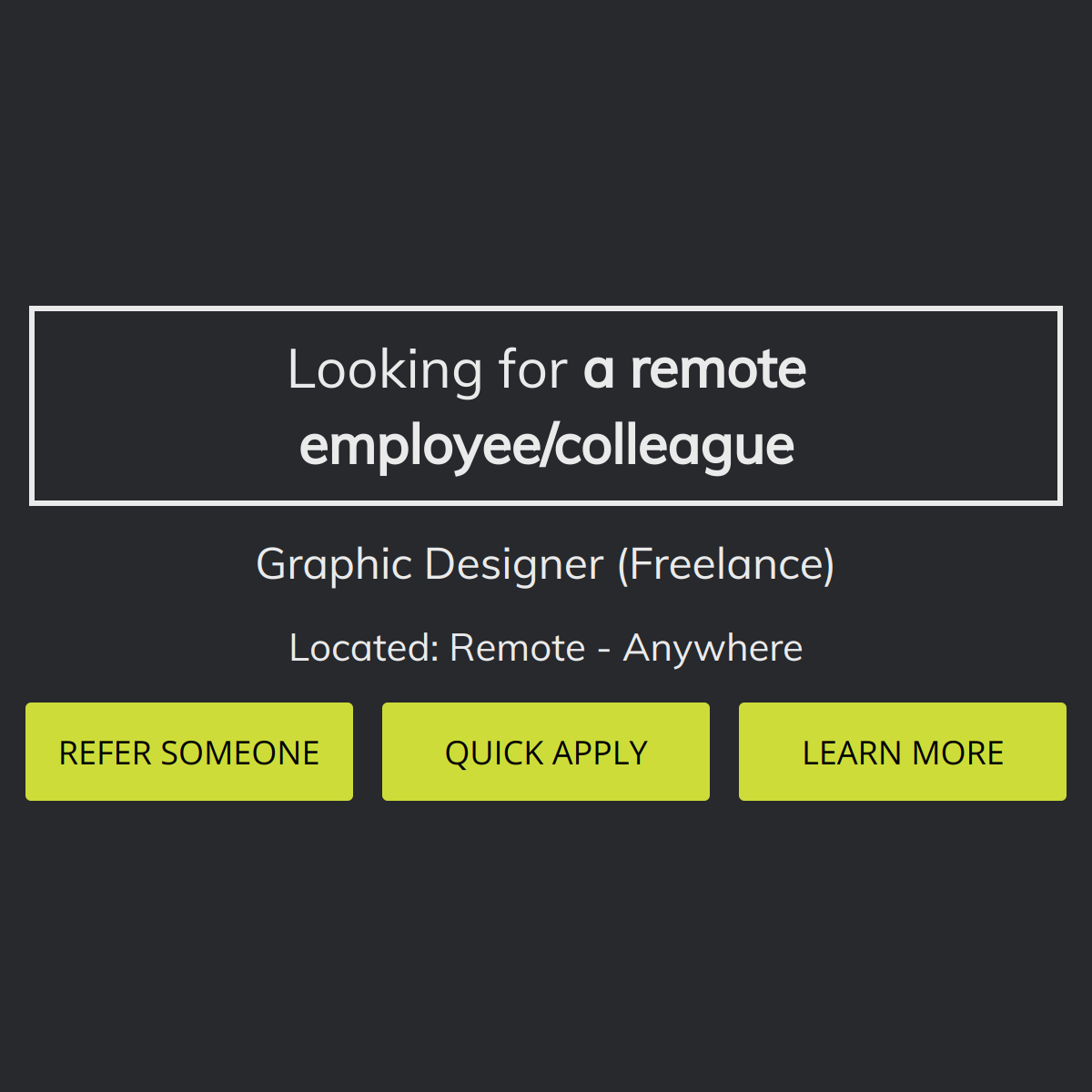 Graphic Designer Freelance Torre