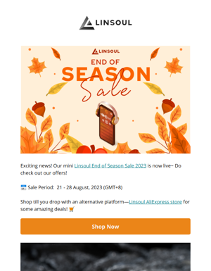 🎉 Linsoul End Of Season Sale 2023 Is Here!