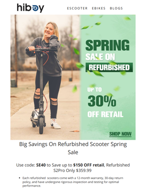 Save Up To 30% On Refurbished  💸