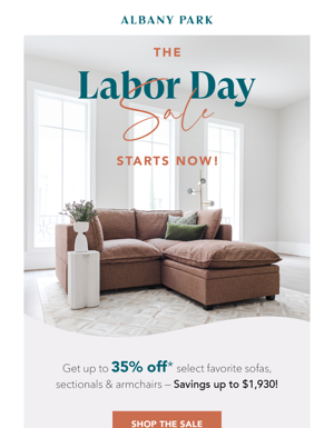 Did You Miss It? Our Labor Day Sale Is Live!
