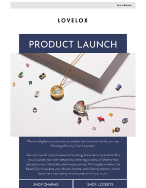 Product Launch 🚨 Charm Lockets ✨
