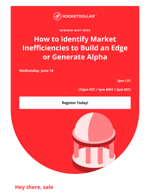 [Webinar Next Week] Learn How To Identify Market Inefficiencies To Generate An Investment Edge.