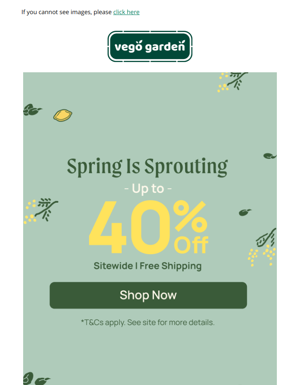 Your Spring Savings Just Got Better.