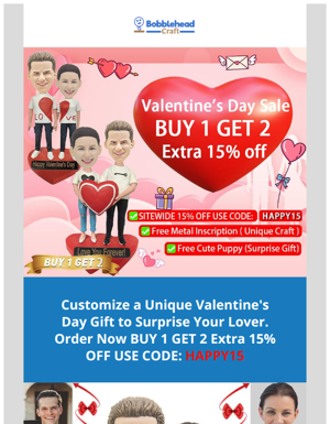 Re: Subscriber Valentine's Day BIG SALE