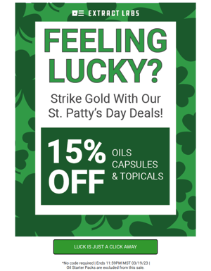 Last Chance For Lucky Savings!🍀