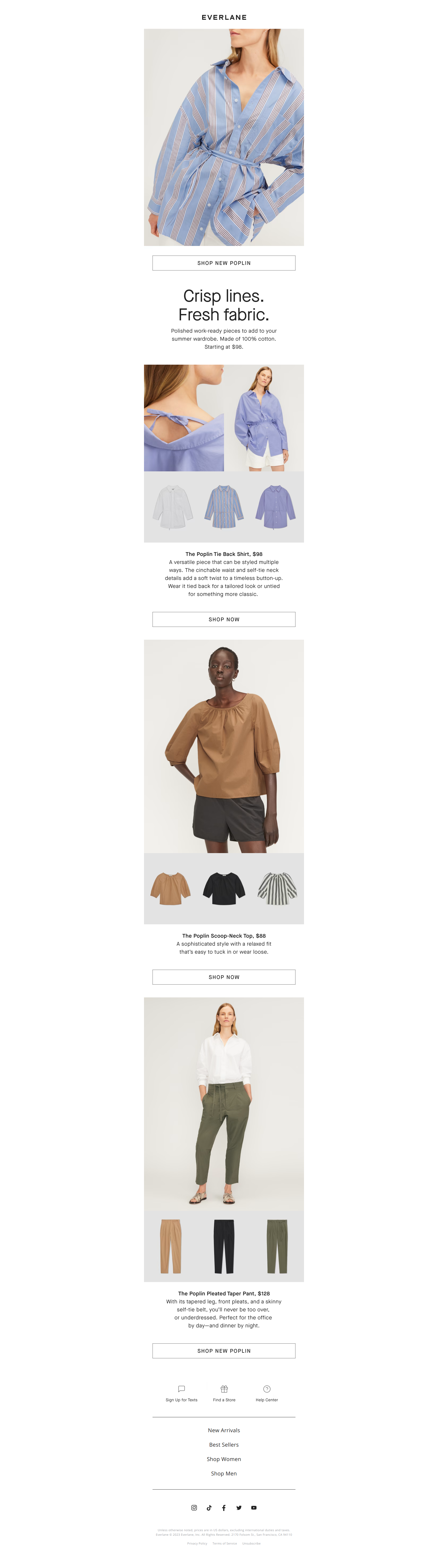 Your Summer Workwear Wardrobe - Everlane Newsletter