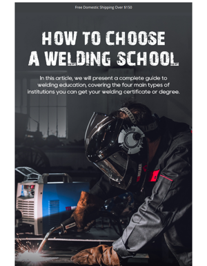 How To Choose A Welding School?