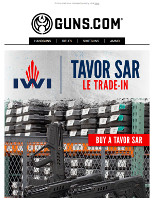 DON'T WAIT: Grab An IWI Tavor SAR LE Trade-In - Used: $1,299.99
