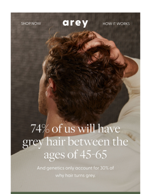 Genes Account For 30% Of Grey Hair
