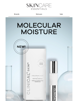 Clinical Skin's New Hyaluronic + Peptide Serum