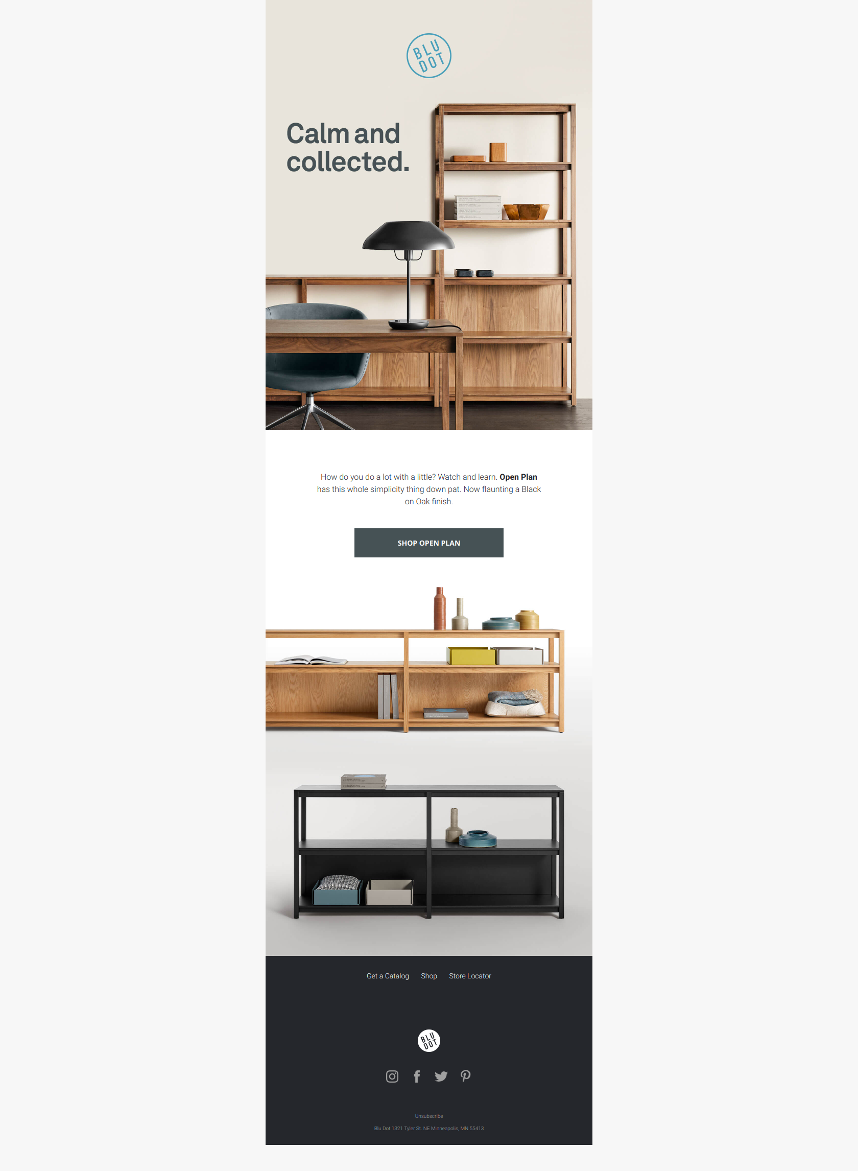 Open Plan Collection. - Blu Dot Newsletter