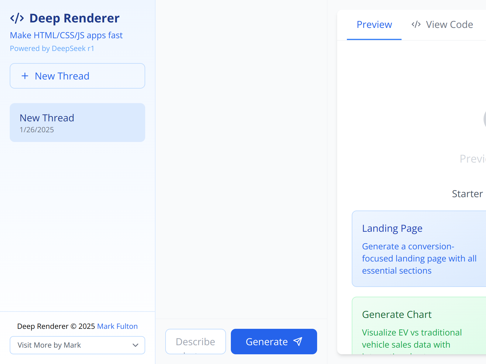 Deep Renderer