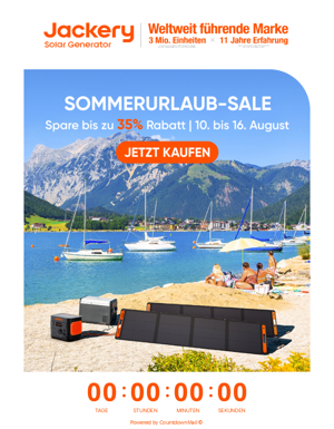 🔥 Bald Vorbei: Jackery Sommerurlaub-Sale Endet!