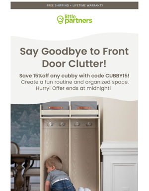 Say Goodbye To Front Door Clutter!