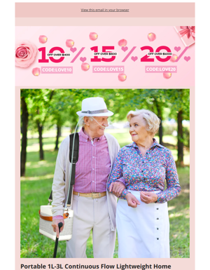 Breathe Easy, Love More: Get Valentine's Day Oxygen Concentrator Deals💞