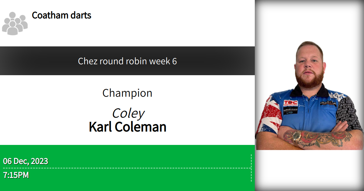 Chez Round Robin Week 6 chez-round-robin-week-6