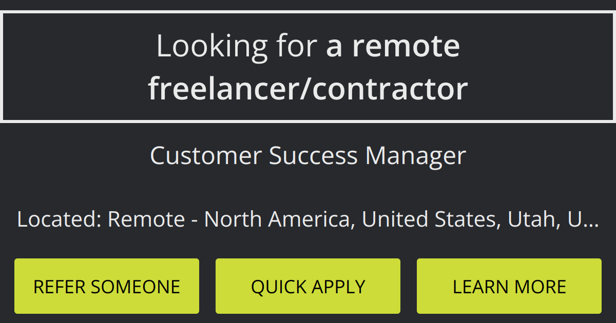 remote-customer-success-manager