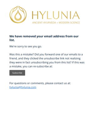 Hylunia_new: You Are Now Unsubscribed