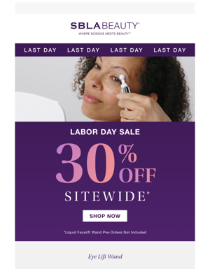 30% Off Site Wide: Happy Labour Day!