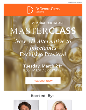 📺 Join Our Masterclass: New 3D Alternative To Injectables