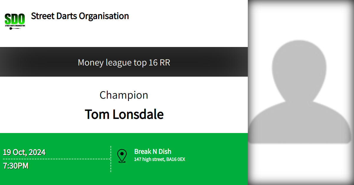 Money league top 16 RR