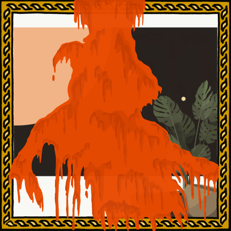 Empty Space & Tomato Soup, Splatted, 2022