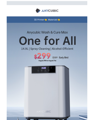 Last Call: Wash & Cure Max $299 | Save $90 NOW