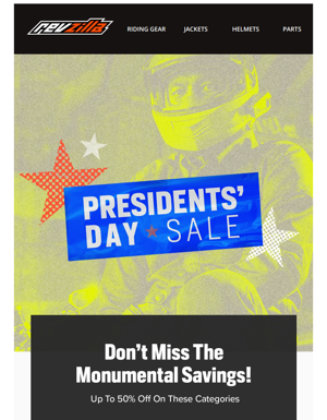 Presidents’ Day Sale Is ON!