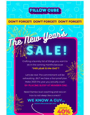 2023 The Year Of Sleep & Savings Of Up To 50% OFF!