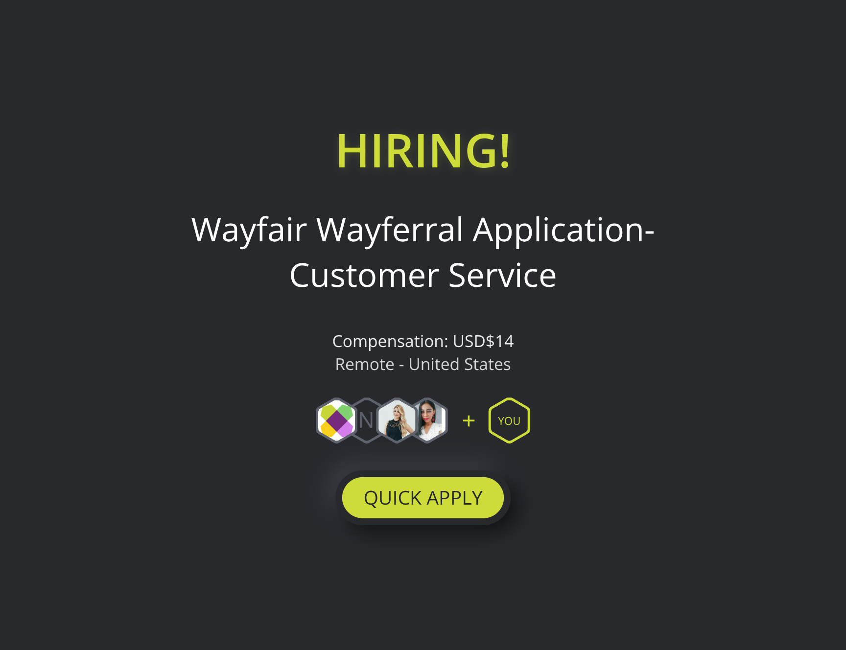 Wayfair Wayferral Application Customer Service