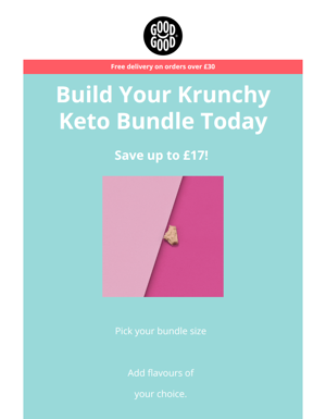 Save BIG With Our Krunchy Keto Bundle Builder