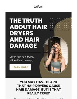 What Your Hair Dryer Is Doing To Your Hair