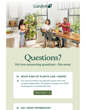 Questions? We've Got You Covered! 🌱