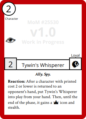 Tywin's Whisperer
