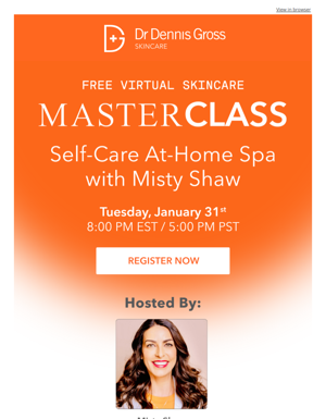 Join Our Masterclass: Self-Care At-Home Spa With Misty Shaw