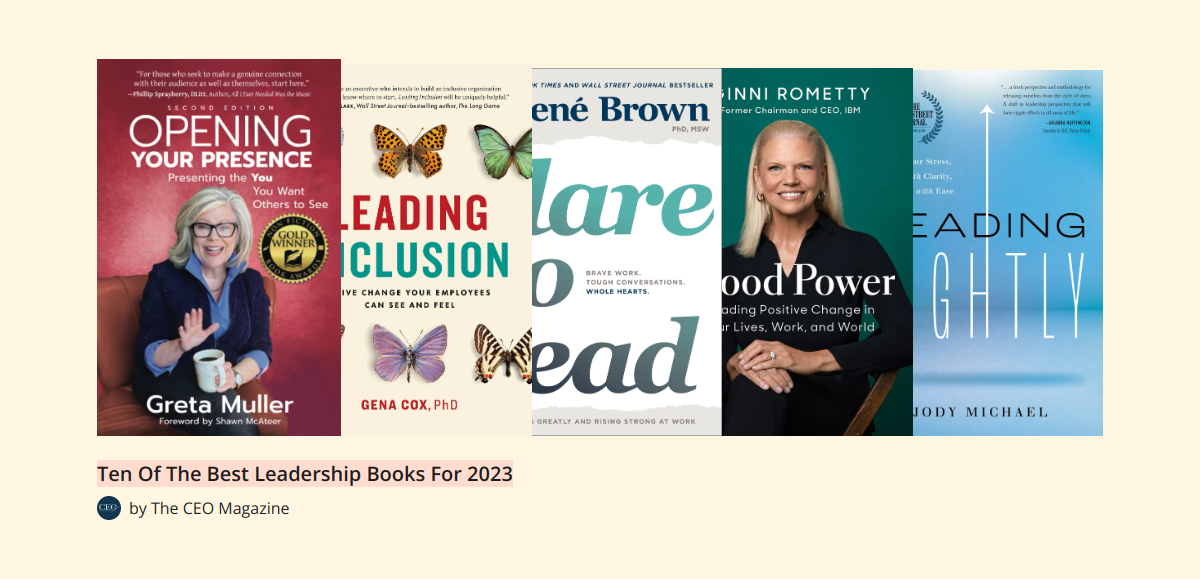 Ten Of The Best Leadership Books For 2023 Booklisti