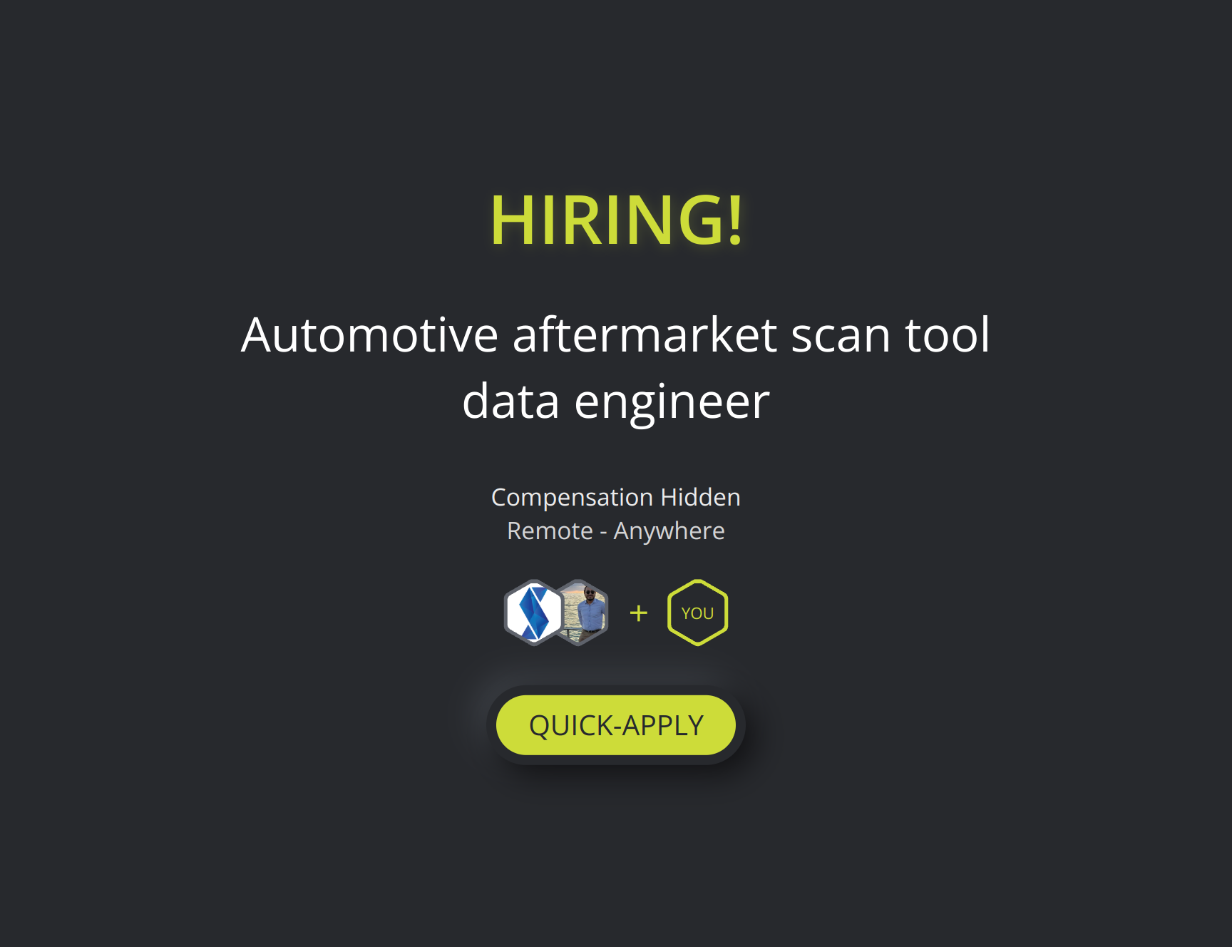 Automotive aftermarket scan tool data engineer