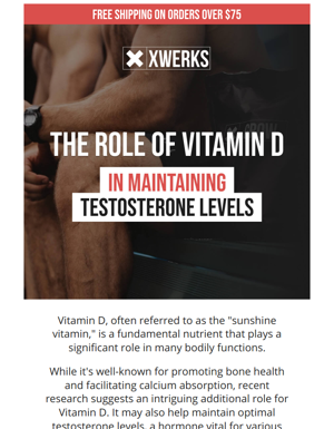 The Role Of Vitamin D In Maintaining Testosterone Levels