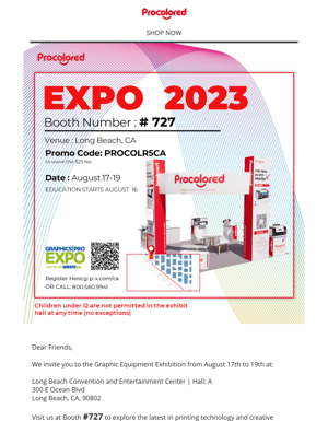 Join Us At The Graphic Equipment Exhibition!