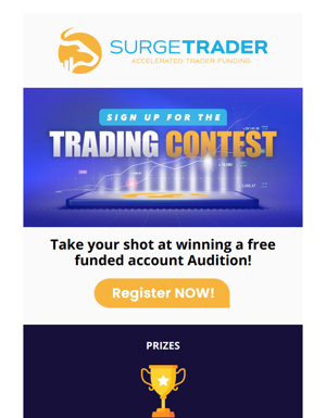 🏆Will You Be The Victor In SurgeTrader’s Contest?
