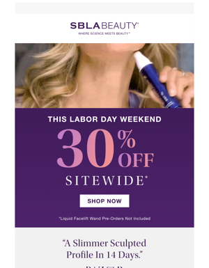 This Weekend Only: 30% Off Sitewide