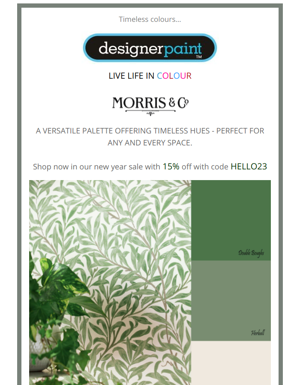 Morris & Co Paint 😍