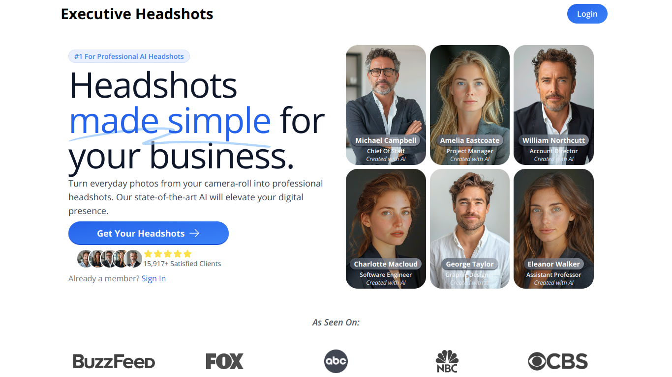 Executive Headshots Review