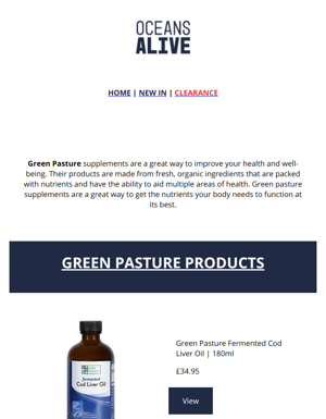 Green Pasture - Enhance Your Health Today