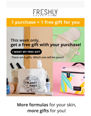 1 Purchase = 1 Gift For You! 🎁