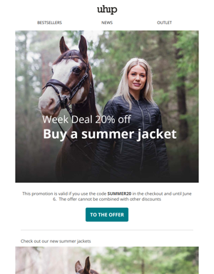 20% Off On Summer Jackets 🎁