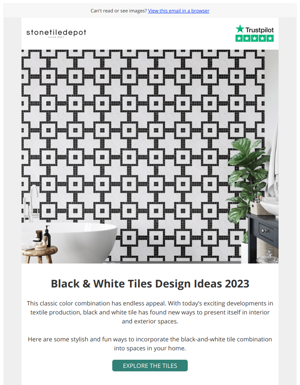 Take A Closer Look At Black And White Tile Trends