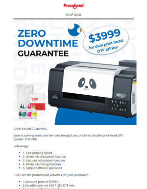 Procolored DTF PRO Summer Promotion