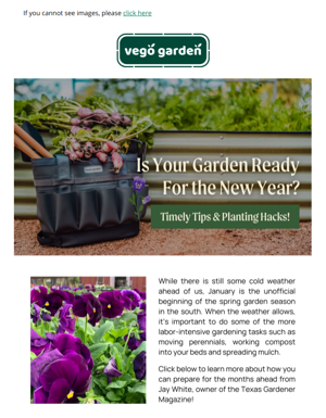 Is Your Garden Ready For The New Year?