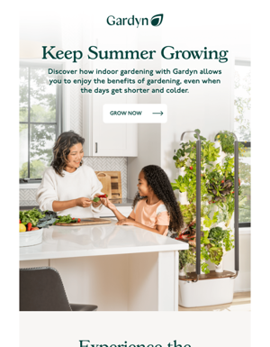 Keep Summer Growing With Gardyn 🌱